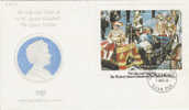 Fiji-1985 The Queen Mother Souvenir Sheet FDC - Fiji (1970-...)