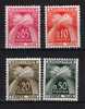 Andorre Taxe N°  42 / 45 Luxe ** - Unused Stamps