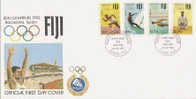 Fiji-1992 Barcelona Olympic Games FDC - Sommer 1992: Barcelone