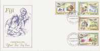 Fiji-1992 Christmas FDC - Fidji (1970-...)