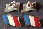 2  PIN'S Neufs   DRAPEAU   FRANCE  FRANCIA  FRANKREICH  FRANCA  FRANKRIJK    Port  OFFERT - Polizei