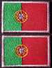 Patchs / Ecussons  2 Drapeaux  3 X 4,5   PORTUGAL   PORTOGALLO   PORT  OFFERT - Drapeaux