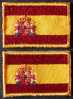 Patchs / Ecussons  2 Drapeaux  3 X 4,5   ESPAGNE  SPAIN  ESPANA  SPANIEN  SPAGNA   PORT  OFFERT - Vlaggen