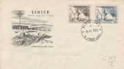 1952 FDC Lidice YT. 649 - 650 - FDC