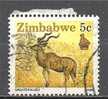 1 W Valeur Used, Oblitérée - ZIMBABWE - GREATER KUDU * 1990 - N° 1219-29 - Zimbabwe (1980-...)