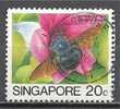 1 W Valeur Oblitérée,used - SINGAPOUR - XYLOCOPA CAEPULES - N° 1052-5 - Abeilles