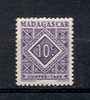 T 31  **   Y  &  T   "colonies"  Madagascar  (timbre Taxe) - Portomarken