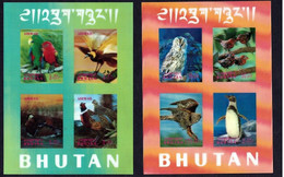 BHOUTAN, Oiseaux, Rapaces, Birds, Pajaros  Yvert BF 24, 25. Neuf Sans Charnière. ** MNH - Andere & Zonder Classificatie