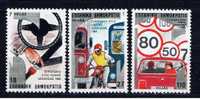 GR Griechenland 1986 Mi 1627-29 Mnh Verkehrssicherheit - Ungebraucht