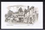 RB 557 - Judges Pencil Etch Postcard Castle Combe Wiltshire - Altri & Non Classificati