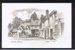 RB 557 - Judges Pencil Etch Postcard Castle Combe Wiltshire - Otros & Sin Clasificación