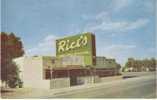 Amarillo Texas, Route 66 Rice's Restaurant Dining Salon, On C1950s Vintage Postcard - Route ''66'