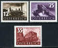 Austria #385-87 XF Mint Never Hinged Railway Set From 1937 - Nuevos