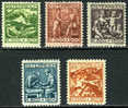 Austria B66-70 Mint Hinged Semi-Postal Set From 1924 - Unused Stamps