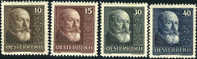 Austria B77-80 XF Mint Hinged Semi-Postal Set From 1928 - Nuevos