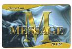 GERMANIA (GERMANY) - MESSAGE    (REMOTE) -  20 DM  -  USED - RIF. 5901 - [2] Prepaid