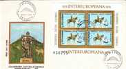 M1088 Romania FDC History Decebal Leader Of Dacians 1978 Perfect Shape - FDC