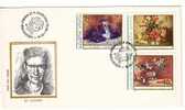 M1097-8 Romania FDC Peinture Stefan Luchian Impressionisme Complet Set On 2 Nice Covers Perfect Shape - Impressionismo