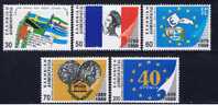 GR Griechenland 1989 Mi 1723-27A Mnh Gedenktage - Nuovi