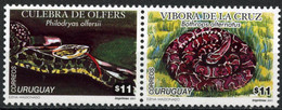 Uruguay 2001 MiNr. 2597 - 2598  Reptiles  Snakes 2v  MNH**  7,50 € - Schlangen