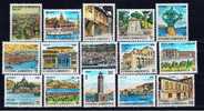 GR Griechenland 1990 Mi 1749-63A Mnh Provinzhauptstädte - Unused Stamps