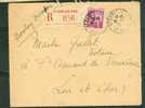 N°289 Sur Lettre Recommandée  De Saint Denis Sur Seine En 1936  - Ac4519 - 1932-39 Paz