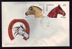Romania 1970 FDC 3 COVERS   Horses / Hippque.CHEVAUX. - FDC