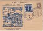 Carte FRANCE N) Yvert 681 Obl Sp Ill 21.7.46 Vézelay - 1940-1949