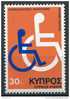 Timbre(s) Neuf(s) ** De Chypre, 1974;n°418, Handicapés - Handicaps