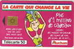 # France 996A  AUCHAN PRUNE 50u Gem2 09.99 Tres Bon Etat - 1999