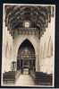 RB 560 -  Early Real Photo Postcard Woolpit Church Interior - Suffolk - Other & Unclassified