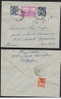 3fr Exportation + Petits Sceaux Obl. BRUXELLES S/lettre Vers Paris 1950 - TAXE 10fr Pour Poste Restante Française - 1948 Export