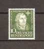 GERMANY DEUTSCHLAND ALEMANIA LUTHERISCHER WELTBUND 1952 / MNH / 149 - Unused Stamps