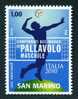 2010 San Marino Francobollo Nuovo (**) Mondiali Pallavolo - Ungebraucht