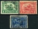 US #548-50 Used Pilgrim Tercentenary Set Of 1920 - Oblitérés