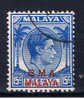 MAL+ Malaya 1945 Mi 9ay B M A MALAYA-Aufdruck - Malaya (British Military Administration)