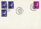 SWEDEN 1967 MICHEL NO: 568-569 FDC - FDC