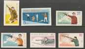 Romania 1965 Sport Shooting Set Of 6 Imperf. MNH - Shooting (Weapons)
