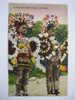 Shawnee Indian  War Dancers   Ok   Linen 1945 Cancel - Andere & Zonder Classificatie