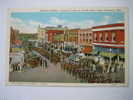 Claremore Ok  Military Academy Cadets On Parade MainStreet  Vintage Wb - Autres & Non Classés