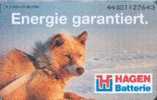 # GERMANY S18_94 Hagen Batterie 12 So3 04.94 -animal,dog,chien- Tres Bon Etat - S-Reeksen : Loketten Met Reclame Van Derden