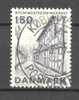 Denmark 1975 Mi. 594   150 (Ø) Denkmalschutzjahr Anna-Queen-Strasse Helsinore - Oblitérés