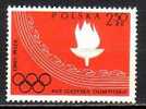 R3168 - POLOGNE POLAND Yv N°1037 ** Olympiades - Ungebraucht