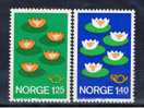 N Norwegen 1977 Mi 737-38 Mnh NORDEN: Umweltschutz - Ongebruikt