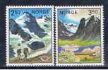 N Norwegen 1983 Mi 881-82 Mnh NORDEN: Tourismus - Ungebraucht