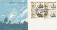 Australian Antarctic Territory-1973 200th Anniversary Cook 35c Block 4 Casey Base FDC - Sonstige & Ohne Zuordnung