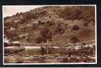 RB 562 - Real Photo Postcard Stepping Stones & People Dovedale Peak District Derbyshire - Derbyshire