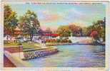 VIEW FROM THE MUNICIPAL RECREATION BUILDING  . LAKE GENEVA. WISCONSIN.  CARTE TOILEE. - Otros & Sin Clasificación