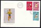 ROMANIA FDC 2x Covers Olympic Games Seoul 1988, FULL SETS . - Sommer 1988: Seoul