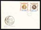 ROMANIA FDC 3X, COVER,1964, MEDAILLES OLYMPIQUES IMPERFORATES RARE COVER. - FDC